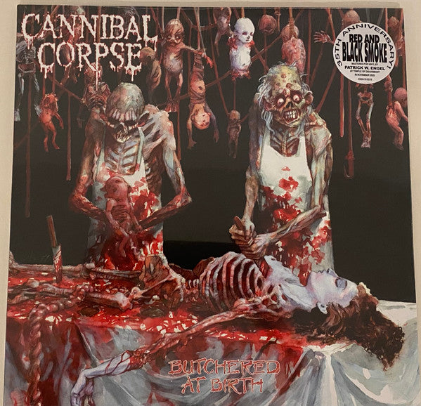 Cannibal Corpse : Butchered At Birth (LP, Album, Ltd, RE, RM, Red)