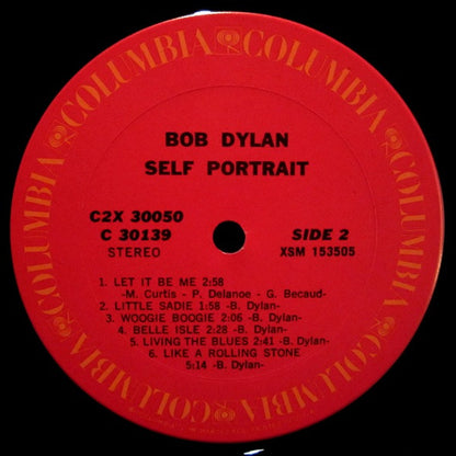 Bob Dylan : Self Portrait (2xLP, Album, Tex)