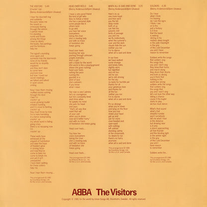 ABBA : The Visitors (LP, Album, AR)