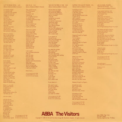 ABBA : The Visitors (LP, Album, AR)