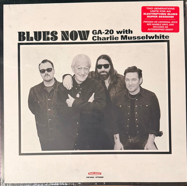 GA-20 With Charlie Musselwhite : Blues Now (LP, Album, Ltd, Red)