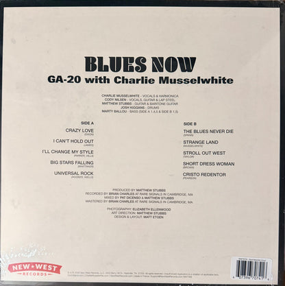 GA-20 With Charlie Musselwhite : Blues Now (LP, Album, Ltd, Red)