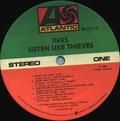 INXS : Listen Like Thieves (LP, Album, SP )