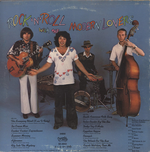 The Modern Lovers* : Rock 'N' Roll With The Modern Lovers (LP, Album)