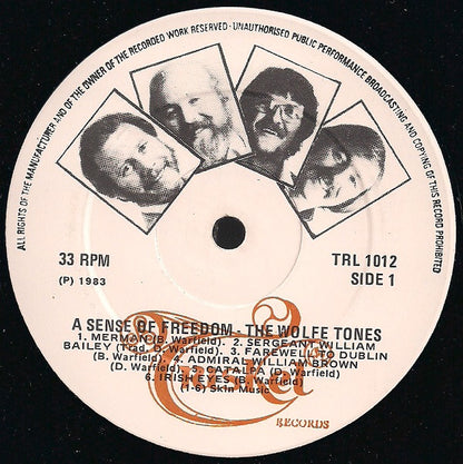 The Wolfe Tones : A Sense Of Freedom (LP, Album)