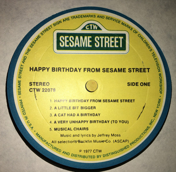 Sesame Street : Happy Birthday! (LP, Album)