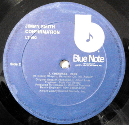 Jimmy Smith : Confirmation (LP, Album)