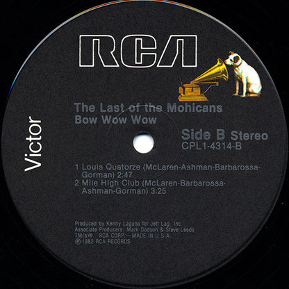 Bow Wow Wow : The Last Of The Mohicans (12", EP)