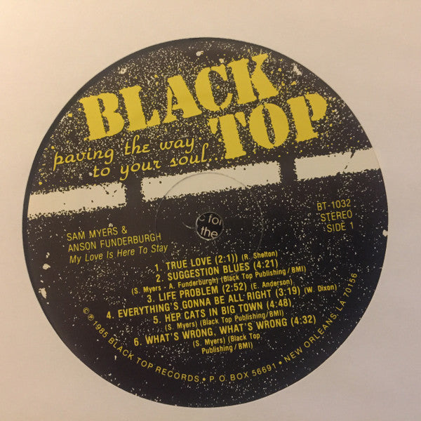 Sam Myers And Anson Funderburgh : My Love Is Here To Stay (LP)