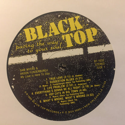 Sam Myers And Anson Funderburgh : My Love Is Here To Stay (LP)