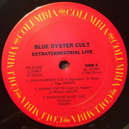 Blue Öyster Cult : Extraterrestrial Live (2xLP, Album, Pit)