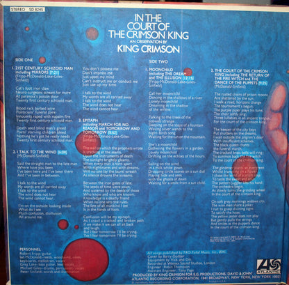 King Crimson : In The Court Of The Crimson King (An Observation By King Crimson) (LP, Album, MG )