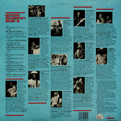 Various : Genuine Houserockin' Music II (LP, Comp)