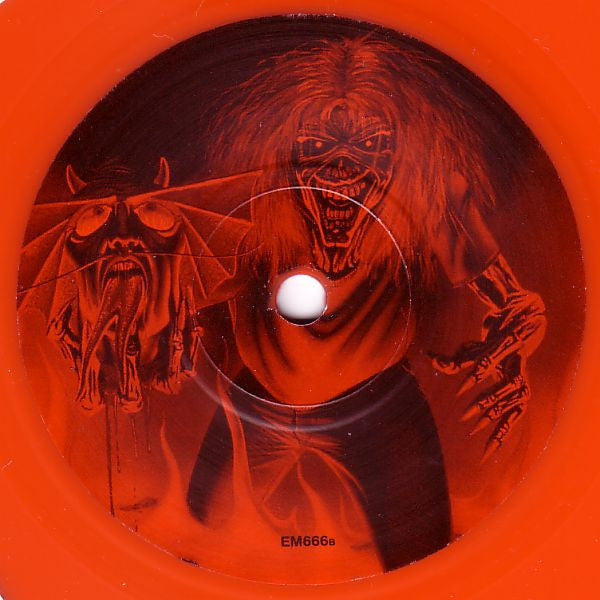 Iron Maiden : The Number Of The Beast (7", Single, Ltd, Red)