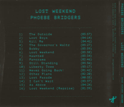 Phoebe Bridgers : Lost Weekend (CD, Album)