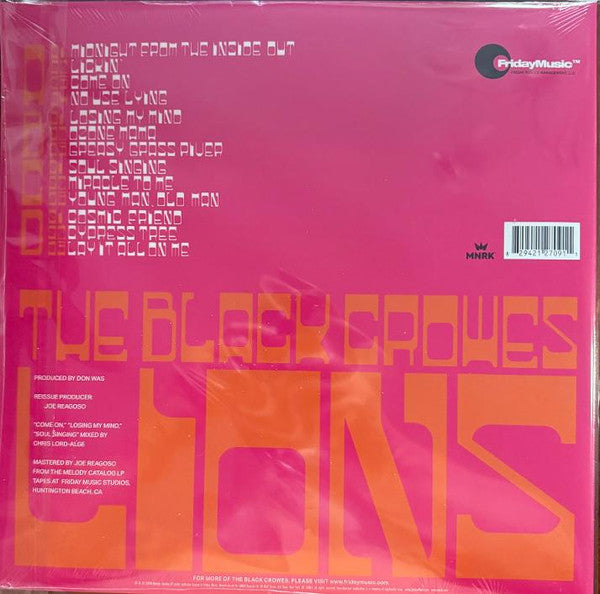 The Black Crowes : Lions (2xLP, Album, Ltd, RE)