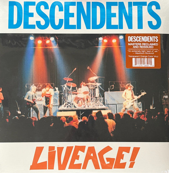 Descendents : Liveage! (LP, Tra)