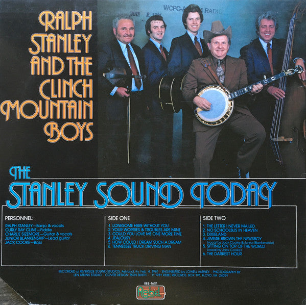Ralph Stanley And The Clinch Mountain Boys : The Stanley Sound Today (LP, Album)