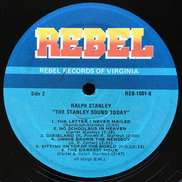 Ralph Stanley And The Clinch Mountain Boys : The Stanley Sound Today (LP, Album)