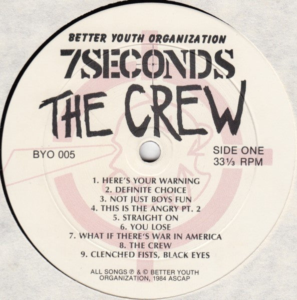 7 Seconds : The Crew (LP, Album)