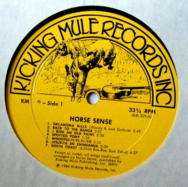 Horse Sense : Songs Of The Western Soil (LP, Album)