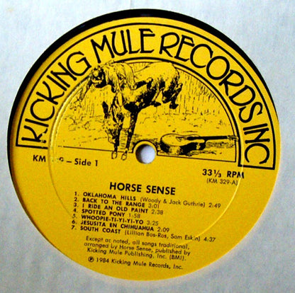 Horse Sense : Songs Of The Western Soil (LP, Album)