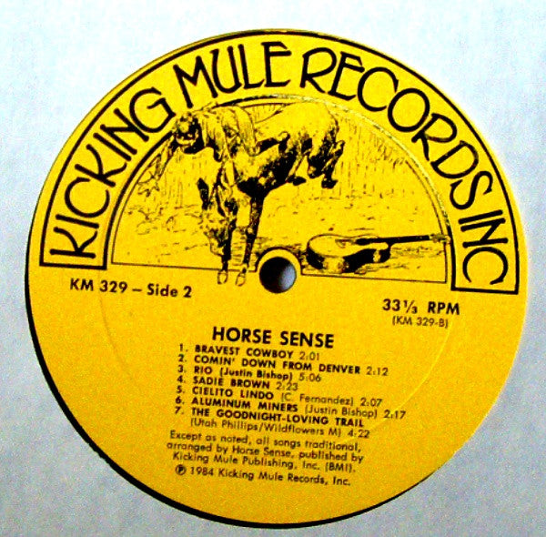 Horse Sense : Songs Of The Western Soil (LP, Album)