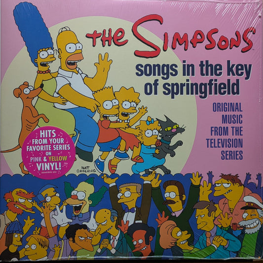 The Simpsons : Songs In The Key Of Springfield (Original Music From The Television Series) (LP, Yel + LP, Pin + Comp, RE)