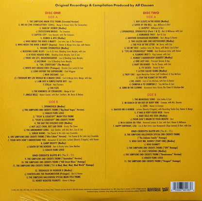 The Simpsons : Songs In The Key Of Springfield (Original Music From The Television Series) (LP, Yel + LP, Pin + Comp, RE)