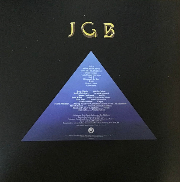 Jerry Garcia Band* : Cats Under The Stars (LP, Album, RE)