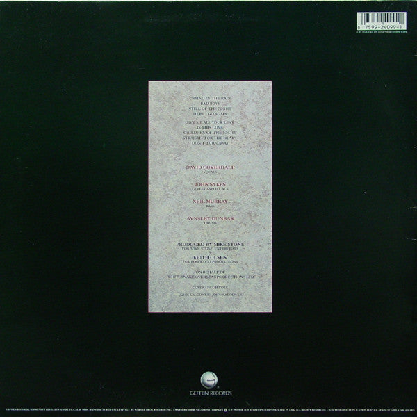 Whitesnake : Whitesnake (LP, Album, Spe)