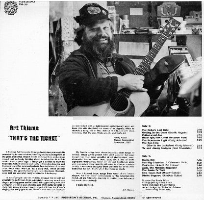 Art Thieme : That's The Ticket (LP, Album)