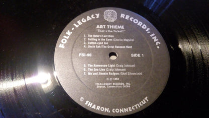Art Thieme : That's The Ticket (LP, Album)