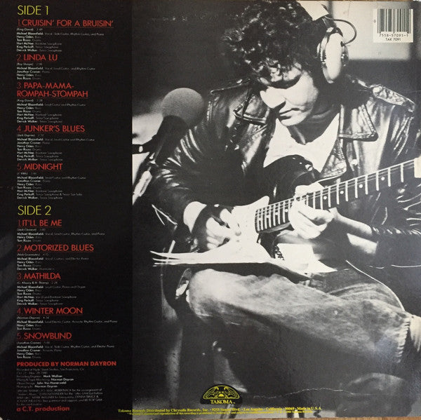 Michael Bloomfield* : Cruisin' For A Bruisin' (LP, Album)