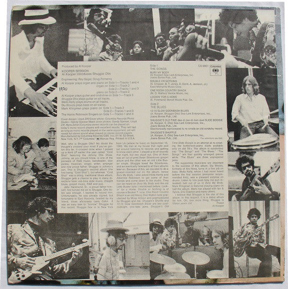 Al Kooper Introduces Shuggie Otis : Kooper Session (LP, Album, RE)
