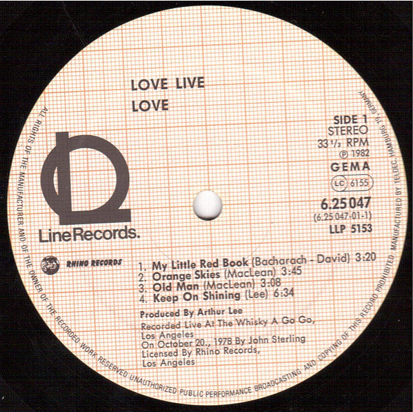 Love : Love Live (LP)