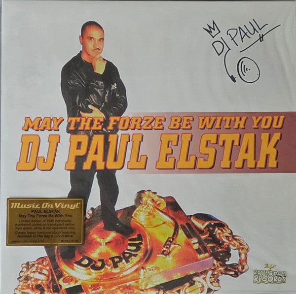 DJ Paul Elstak* : May The Forze Be With You (LP, Album, Ltd, Num, RE, Yel)