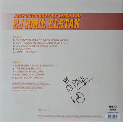 DJ Paul Elstak* : May The Forze Be With You (LP, Album, Ltd, Num, RE, Yel)