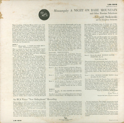 Moussorgsky*, Stokowski* : A Night On Bare Mountain (And Other Russian Selections) (LP, Album, Mono)