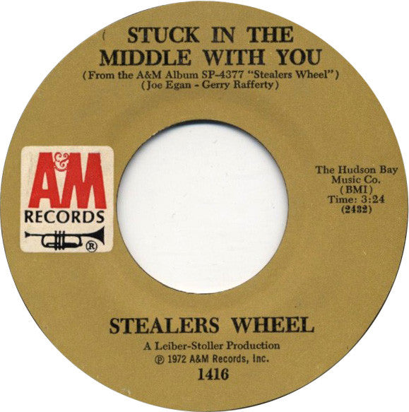 Stealers Wheel : Stuck In The Middle With You / Jośe (7", Single, Styrene, Mon)