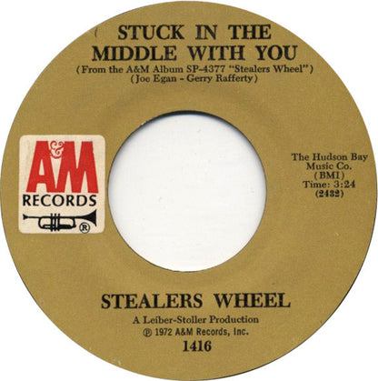 Stealers Wheel : Stuck In The Middle With You / Jośe (7", Single, Styrene, Mon)