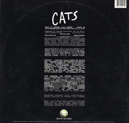 Andrew Lloyd Webber : Cats: Original London Cast Recording (2xLP, Album, Gat)