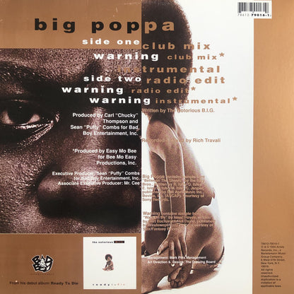 The Notorious BIG* : Big Poppa (12", Single)