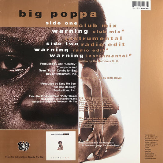 The Notorious BIG* : Big Poppa (12", Single)