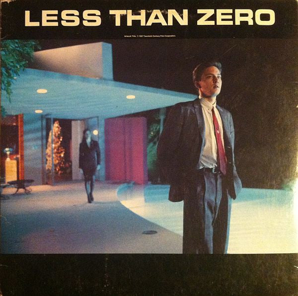 Various : Less Than Zero (Original Motion Picture Soundtrack) (LP, Comp)