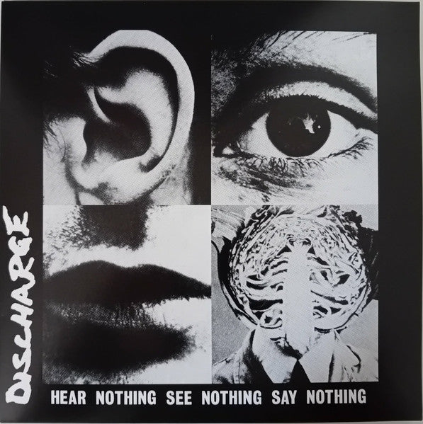 Discharge : Hear Nothing See Nothing Say Nothing (LP, Album, Ltd, Num, RE, Whi)