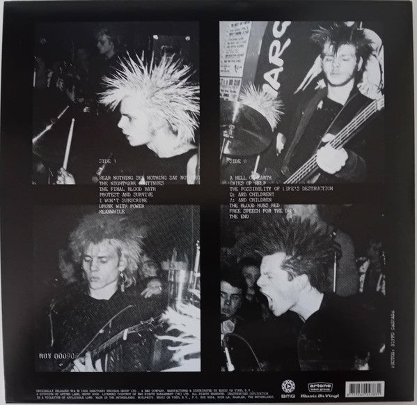 Discharge : Hear Nothing See Nothing Say Nothing (LP, Album, Ltd, Num, RE, Whi)