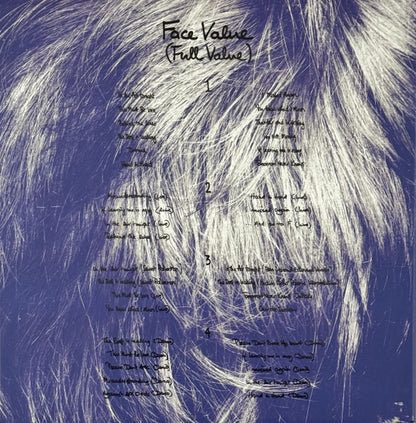 Phil Collins : Face Value (Full Value) (LP, Album, RE, RM, RP + 3xLP, Comp, RM + Box)