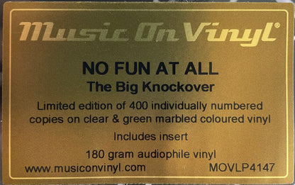 No Fun At All : The Big Knockover (LP, Album, Ltd, Num, RE, Cle)