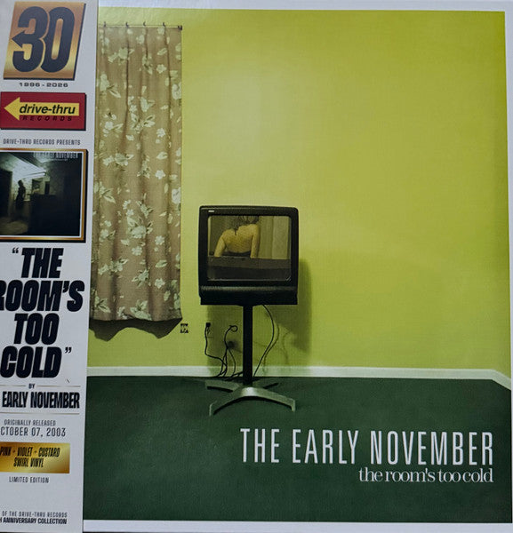The Early November : The Room's Too Cold (LP, Album, RP, Pin)
